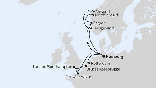 Metropolen & Norwegen ab Hamburg