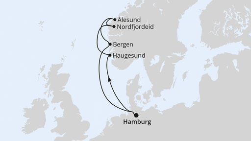 Norwegen ab Hamburg