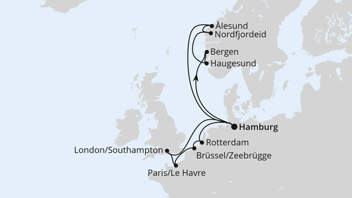 Metropolen & Norwegen ab Hamburg