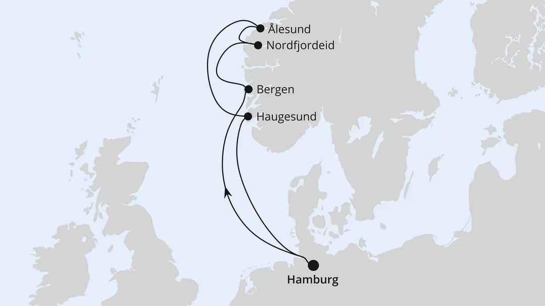 Norwegen ab Hamburg