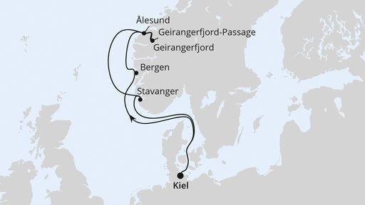 Norwegen ab Kiel