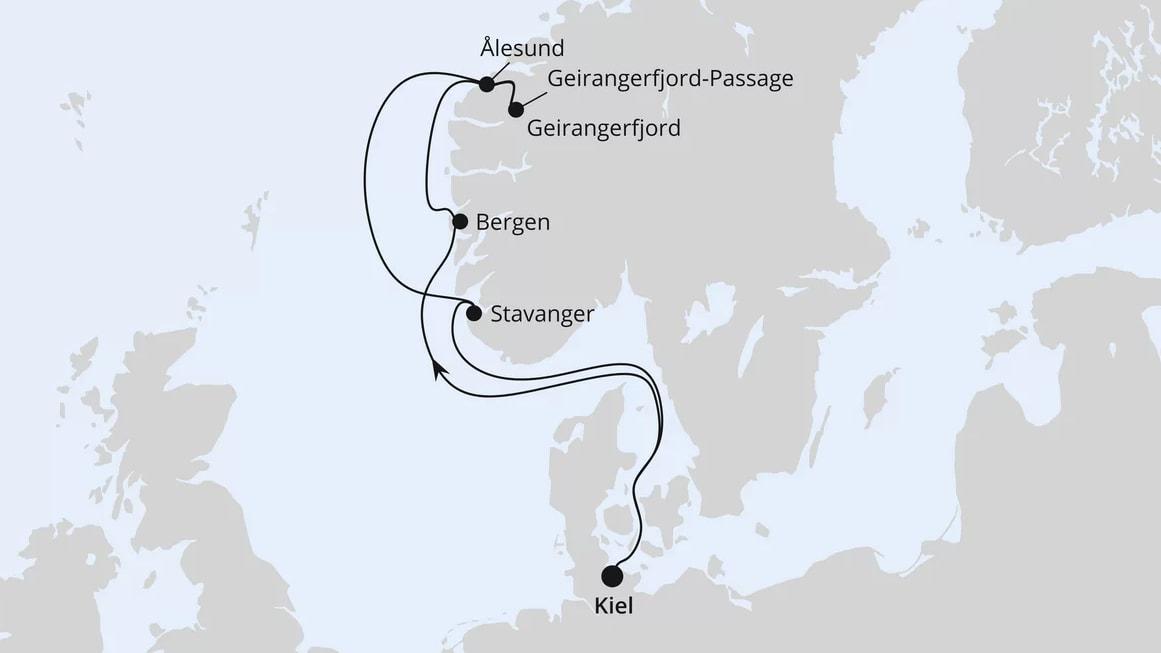 Norwegen ab Kiel