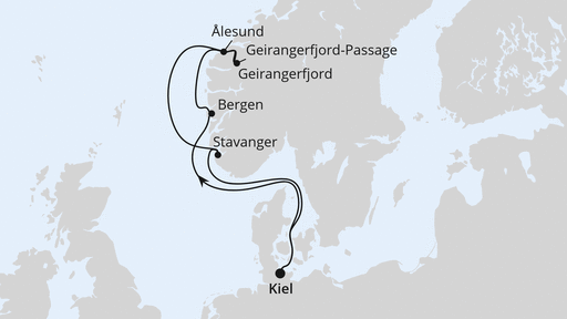 Norwegen ab Kiel