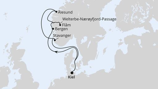 Norwegen ab Kiel