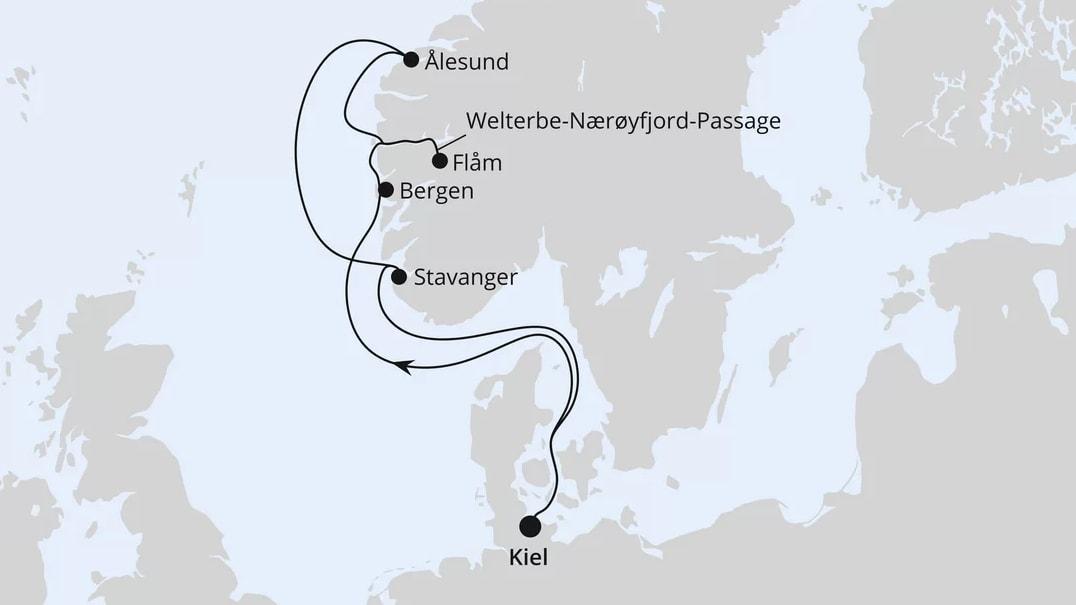 Norwegen ab Kiel