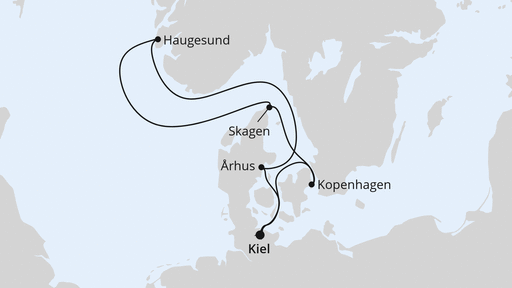 Skandinavische Highlights ab Kiel