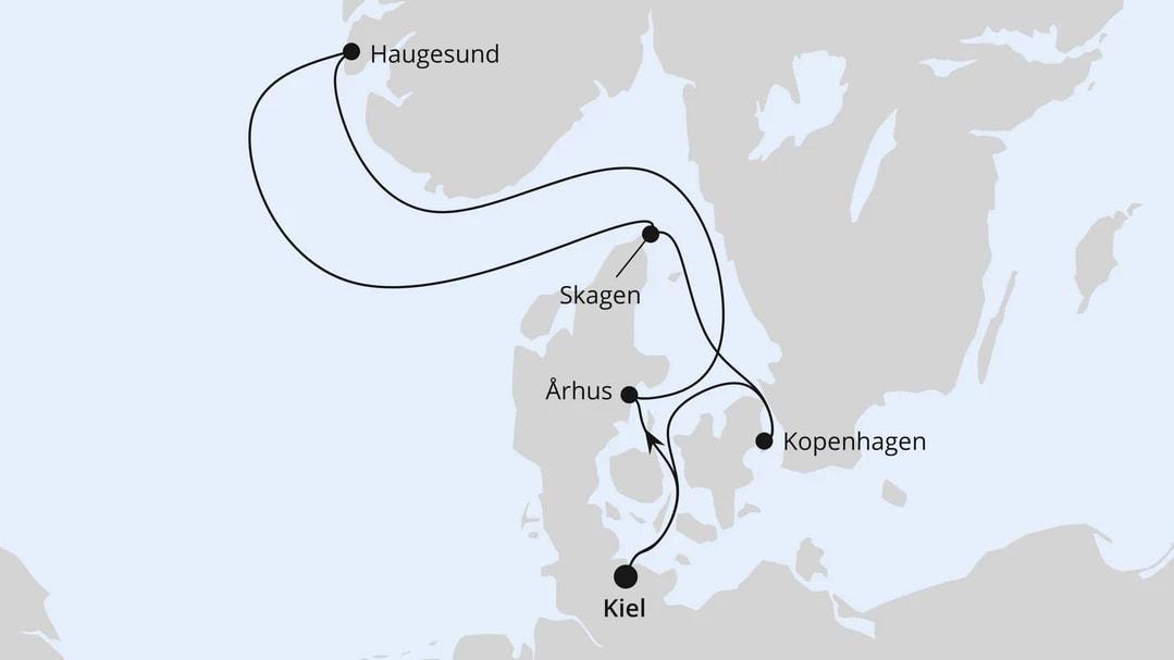 Skandinavische Highlights ab Kiel