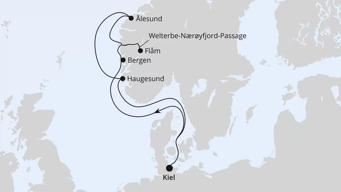Norwegens Welterbe ab Kiel