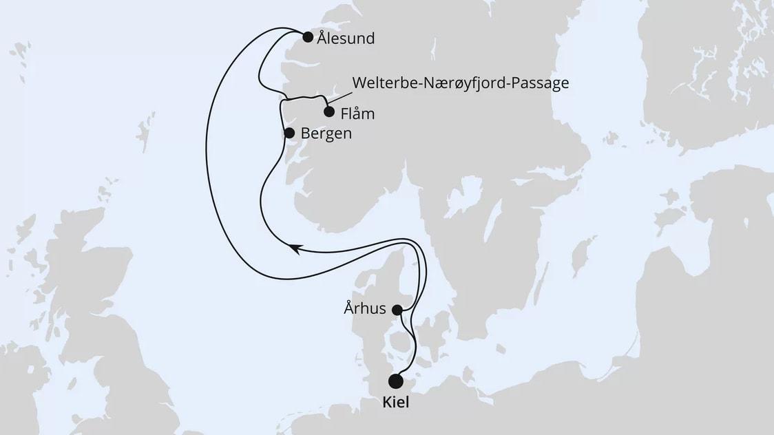 Norwegens Welterbe ab Kiel