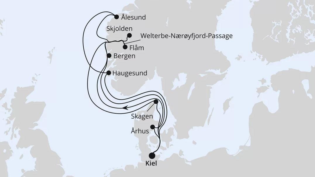 Große Norwegen-Reise ab Kiel