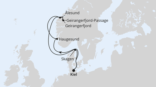 Norwegen ab Kiel