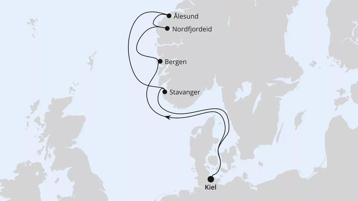 Norwegen ab Kiel