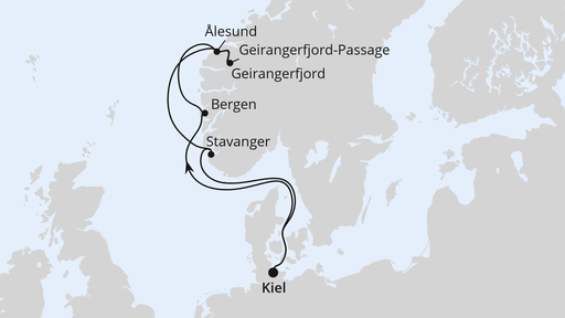 Norwegen ab Kiel