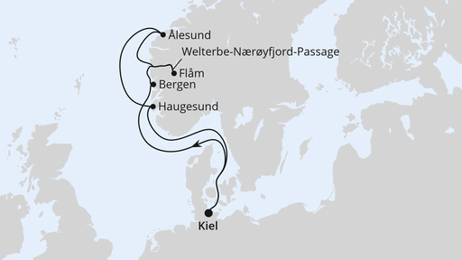Norwegens Welterbe ab Kiel