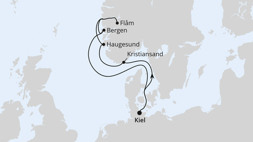 Norwegen mit Sognefjord ab Kiel