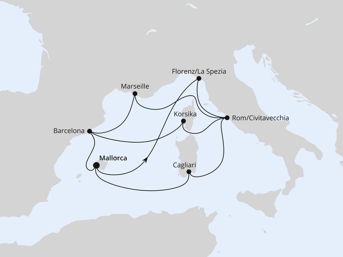 Große Mittelmeer-Reise ab Mallorca 1