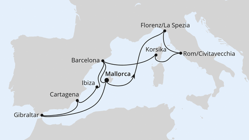 Große Mittelmeer-Reise ab Mallorca 2