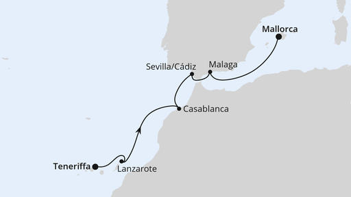 Von Teneriffa nach Mallorca