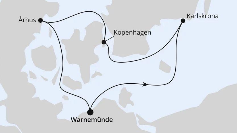 Kurzreise nach Schweden & Dänemark ab Warnemünde