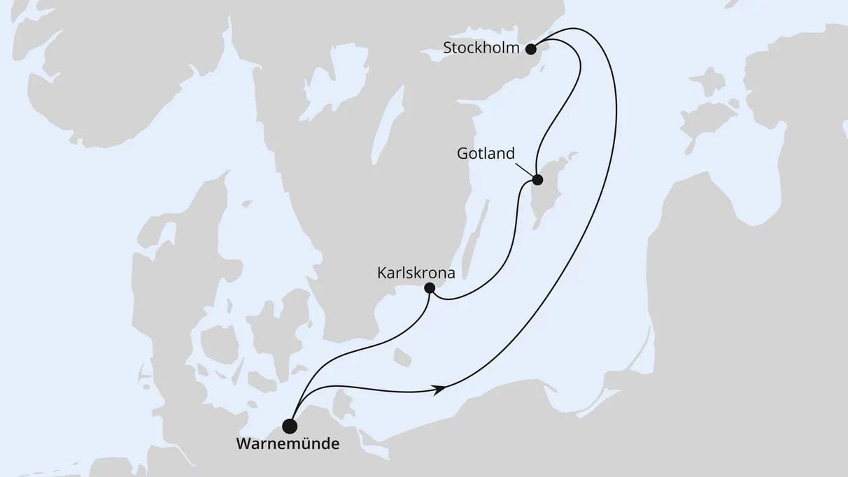 Kurzreise nach Schweden ab Warnemünde