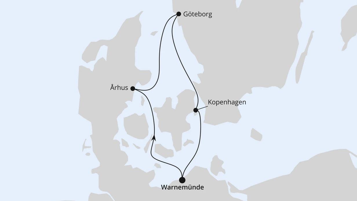 Kurzreise nach Schweden & Dänemark ab Warnemünde
