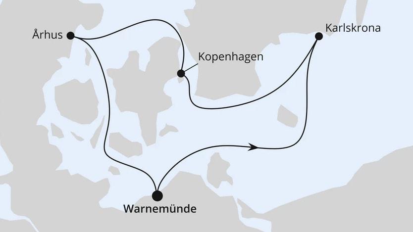 Kurzreise nach Schweden & Dänemark ab Warnemünde