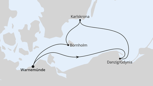 Kurzreise nach Danzig & Bornholm ab Warnemünde