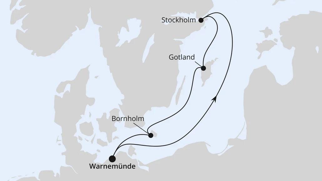 Kurzreise nach Schweden ab Warnemünde