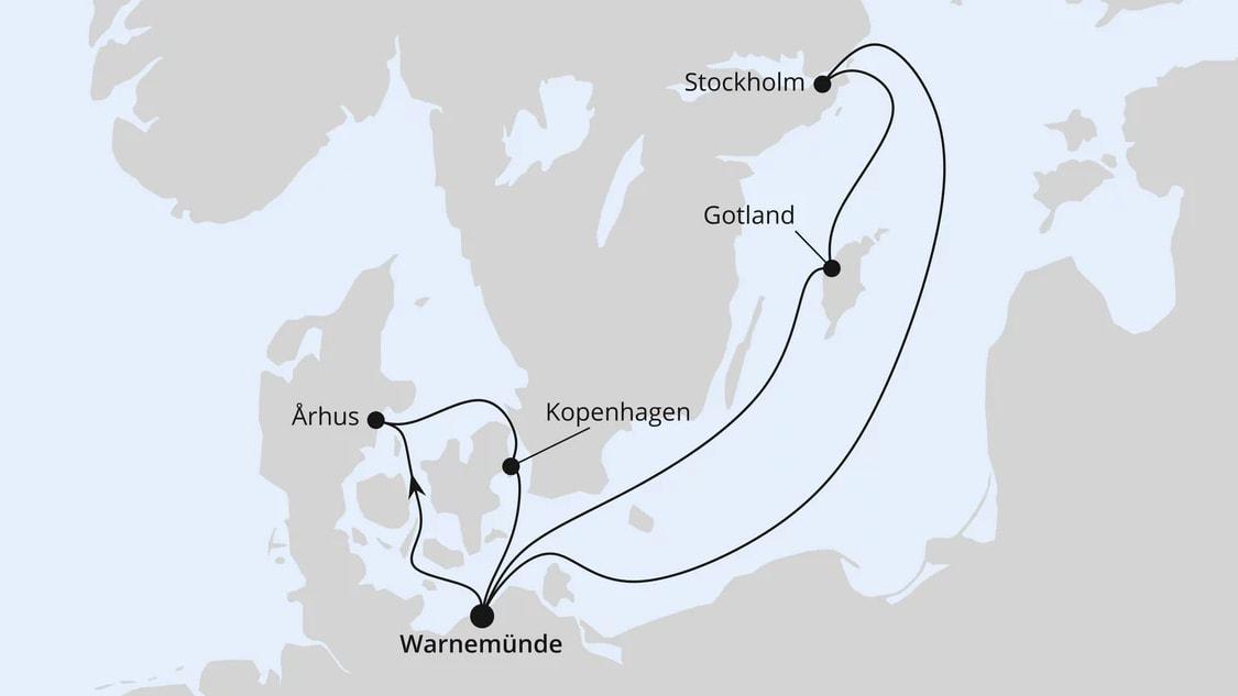 Schweden & Dänemark ab Warnemünde