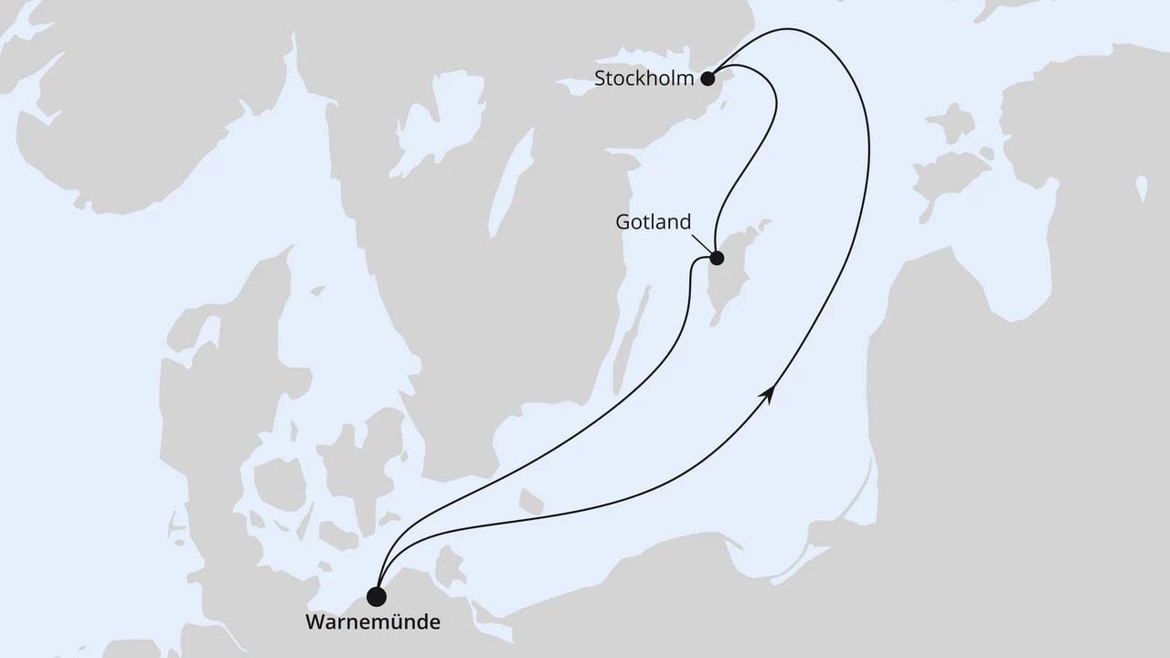 Kurzreise nach Stockholm & Gotland ab Warnemünde