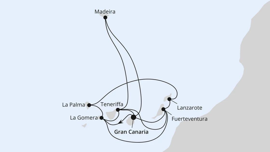 Große Kanaren-Reise mit La Gomera & Madeira