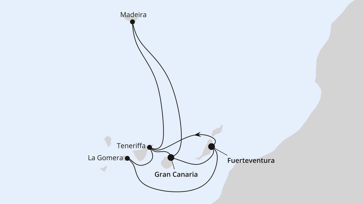 Kanarische Inselwelt & Madeira