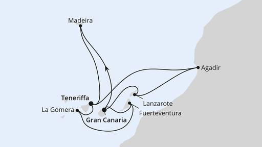 Kanaren, Madeira & Marokko im Advent