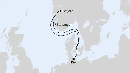 Kurzreise nach Norwegen ab Kiel