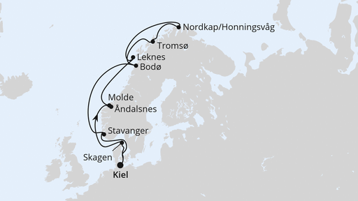 Norwegen mit Lofoten & Nordkap ab Kiel