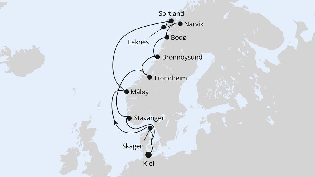 Norwegen mit Lofoten & Vesterålen ab Kiel