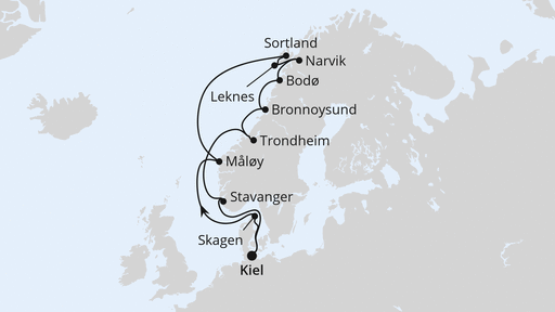 Norwegen mit Lofoten & Vesterålen ab Kiel