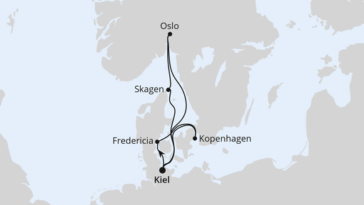 Skandinavien mit Oslo ab Kiel