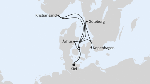 Skandinavien mit Göteborg ab Kiel