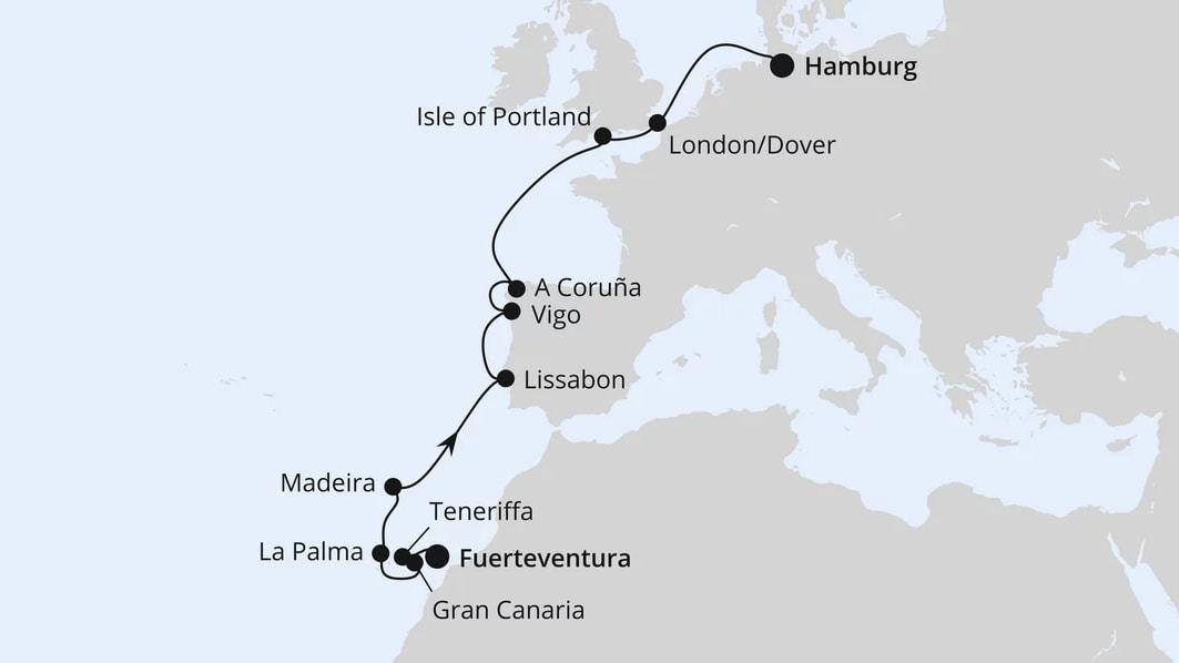Spanien, Portugal & England 1
