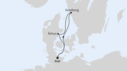 Kurzreise nach Århus & Göteborg ab Kiel