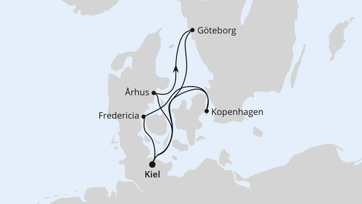 Dänemark ab Kiel