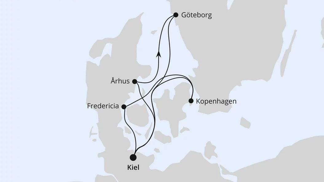 Dänemark ab Kiel