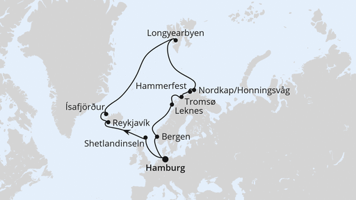 Highlights am Polarkreis ab Hamburg
