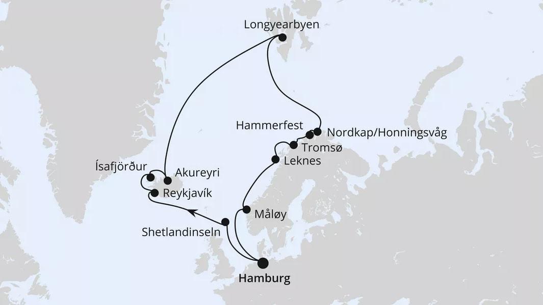 Highlights am Polarkreis ab Hamburg