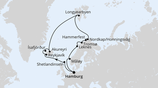 Highlights am Polarkreis ab Hamburg