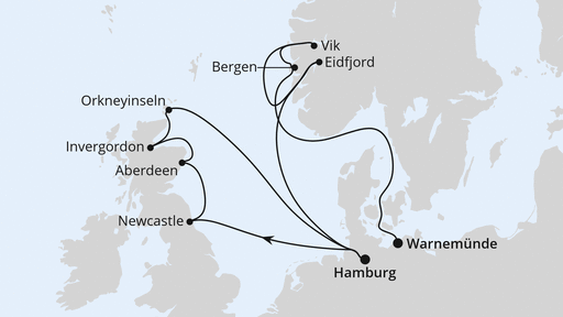 Schottische Highlights & Norwegen ab Hamburg