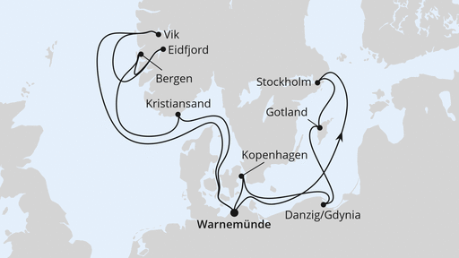 Skandinavien & Polen ab Warnemünde