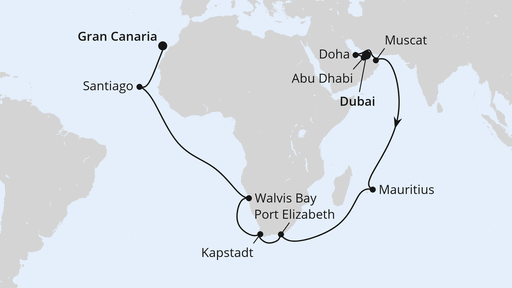 Weltenbummler Südafrika & Mauritius 1