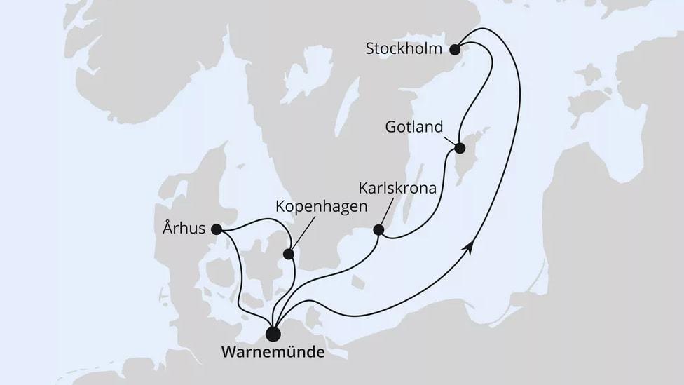 Schweden & Dänemark ab Warnemünde 1